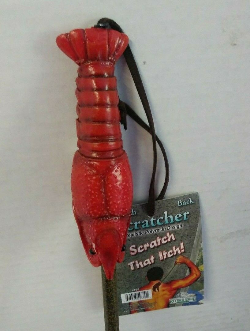 New Crayfish Lobster Claw Back Scratcher Ocean Seashore Shellfish Beach Décor